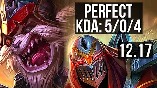 KLED vs ZED (MID) | 5/0/4, 1.5M mastery, 500+ games | EUW Master | 12.17