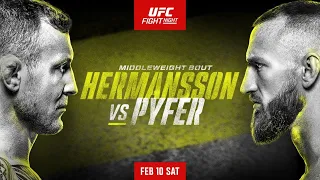 UFC VEGAS 86 LIVESTREAM HERMANSSON VS PYFER FULL FIGHT NIGHT COMPANION & PLAY BY PLAY