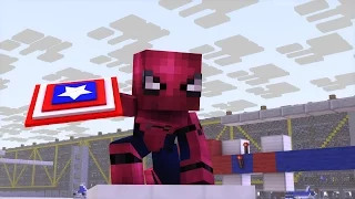 Minecraft Captain America Civil War Trailer 2 Animation