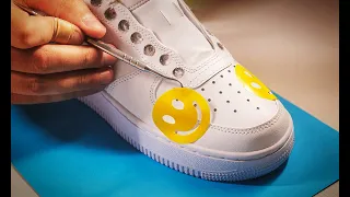 Make Unique Sneakers Custom - The Art of Air Force Sneaker Customization! 🌟👟 #Shorts