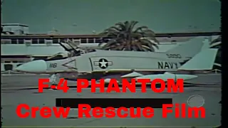 F-4 PHANTOM CREW RESCUE EMERGENCY PROCEDURES TRAINING FILM 80370