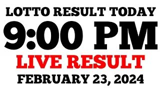 Lotto Result Today 9PM Draw February 23, 2024 PCSO LIVE Result