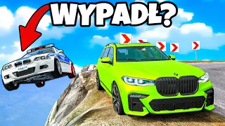 ❄️ SUPERAUTA SPADAJĄ Z WIELKIEGO KLIFU!? | BeamNG Drive |