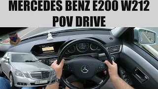 Mercedes Benz E200 W212 POV Drive