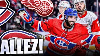 MONTREAL CANADIENS FINALLY WIN A GAME: EXORCISING DEMONS VS DETROIT RED WINGS (Perreault Hat-Trick)