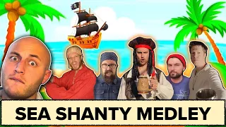 classical musician reacts & analyses: SEA SHANTY MEDLEY - HOME FREE