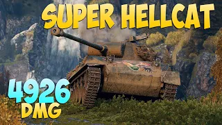 Super Hellcat - 6 Frags 4.9K Damage - The last bullet! - World Of Tanks