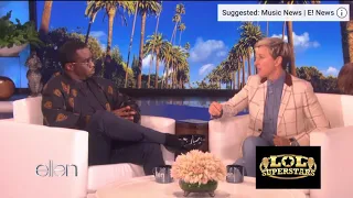 Ellen scares Sean Diddy Combs with a Clown Remix