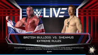 WWE 2K24 FULL MATCH —  Sheamus vs. The British Bulldog — No Disqualification Match!"