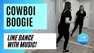 "COWBOI BOOGIE" Line Dance | Meechie ft. Big Mucci | Easy & great for beginners 🕺