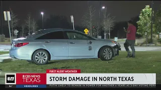 Surveying storm damage after severe weather