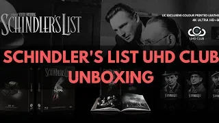 Schindler's List UHD Club unboxing