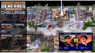 Command & Conquer: Zero Hour - Challenge - USA Laser vs Boss General [Hard] 1080p