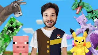 JOGUEI POKÉMON NO MINECRAFT EM 2024 PRA MATAR A NOSTALGIA!