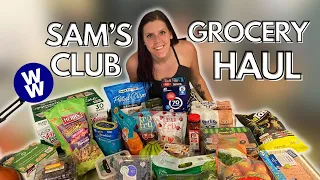 HEALTHY SAM’S CLUB GROCERY HAUL | WW (WeightWatchers) Points & Calories | Weight Loss Journey