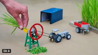 diy chaff cutter machine science project |water pump|diy tractor|keepvilla