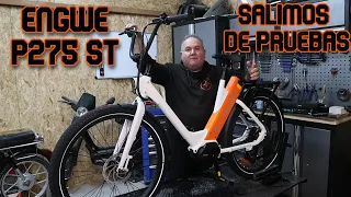 ENGWE P275 ST UNA BICICLETA ELECTRICA CON MOTOR CENTRAL BESTIAL GINESSOT