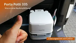 Campingtoilette Thetford Porta Potti 335 - Warum eine Kaufempfehlung? Erfahrungsbericht und Funktion