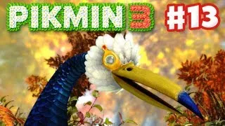 Pikmin 3 - Day 13 - Burrowing Snagret (Nintendo Wii U Gameplay Walkthrough)