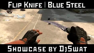 ★ Flip Knife | Blue Steel [Складной нож | Вороненая сталь]