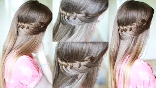 Quick and Easy Loop Hairstyle Perfect for School | Quick Hairstyles | Braidsandstyles12