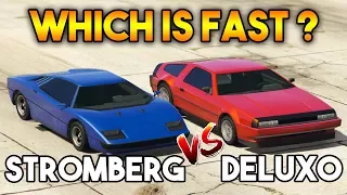 GTA ONLINE : STROMBERG VS DELUXO ( WHICH IS FAST ? )