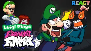 Luigi Plays: FRIDAY NIGHT FUNKINNN by @WeegeepieYT | Luigikid Reacts
