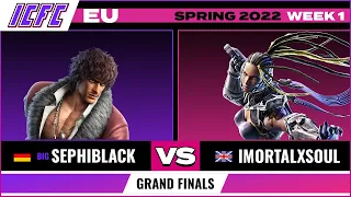 Sephiblack (Miguel) vs. ImortalXSoul (Master Raven) Grand Finals - ICFC EU Tekken 7 Season 5 Week 1