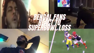 Bengal Fans React To Superbowl Loss | Best Fan Reactions of Bengals Vs Rams Superbowl Game