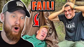 Das war wohl nichts! MEGA-FAIL bei 7 vs. Wild Training | Fritz Meinecke reagiert