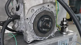 Nissan Leaf Motor Bench Test Spinning the Motor - Thunderstruck VCU