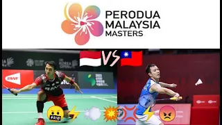 2022 Malaysia Masters 🏸 - MS - Wang Tzu Wei (TPE) 🇹🇼 VS Jonatan Christie (INA) 🇮🇩