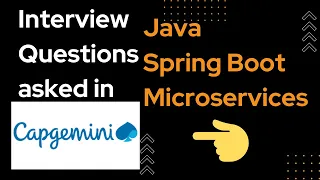 Real Capgemini Interview Questions on Java Spring Boot!