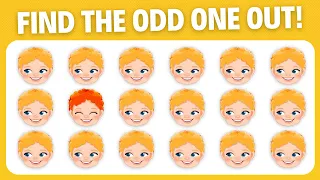 Find the Odd Emoji Out #14 | Emoji Puzzle Quiz Eye Test Challenge!