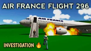 Air France flight 296 , Air crash investigation, and recreation. RFS version.