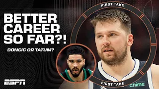 Doncic vs. Tatum: Who has the better career so far? Stephen A. & Shannon DISAGREE 👀 | First Take