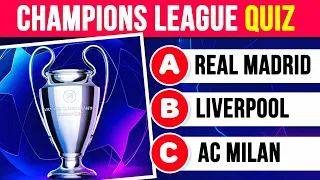 HOW MUCH DO YOU KNOW ABOUT THE CHAMPIONS LEAGUE? 🏆 | FOOTBALL QUIZ 2023