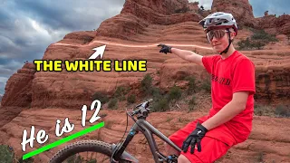 Don't EVER ride the White Line, unless your dad tows you in