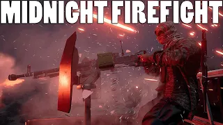 INTENSE MIDNIGHT FIREFIGHTS - Squad Dynamic Direction Mod Gameplay