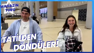 Neslihan Atagül ve Kadir Doğulu Tatilden Döndü!