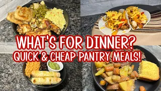 QUICK DINNER IDEAS | CHEAP DINNER IDEAS | QUICK AND EASY MEALS | LOW BUDGET DINNER IDEAS