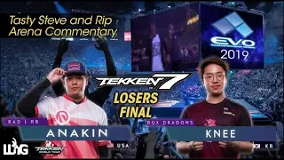 Anakin vs Knee - EVO 2019 Losers Final - Tekken 7