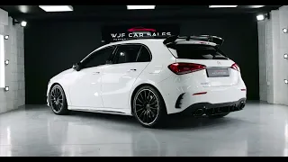 Mercedes Benz A35 AMG   WHite   4K