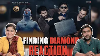 FINDING DIAMOND REACTION | Round2hell | R2h |  ACHA SORRY
