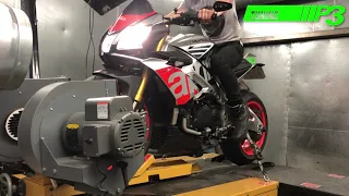 Aprillia RSV4 Tuono 1100 Power run Dyno day 2018 P3 Tuning