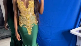 DIY : How to make a mermaid prom dress (vlog) Polancodesigns