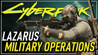 The BEST Corporate Military - The Lazarus Group | Cyberpunk 2077 Lore