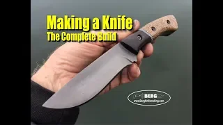 Making a knife the complete build by Berg Knife Making