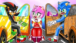 CHOICE BOYFRIEND CHALLENGE! - RICH SHADOW vs POOR SONIC Love Amy - Sonic the Hedgehog 2 Animation