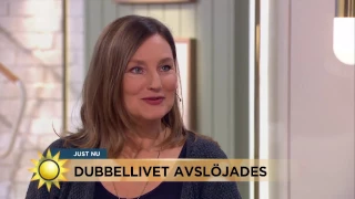 Hennes man levde dubbelliv - hade både annan fru och älskarinna - Nyhetsmorgon (TV4)